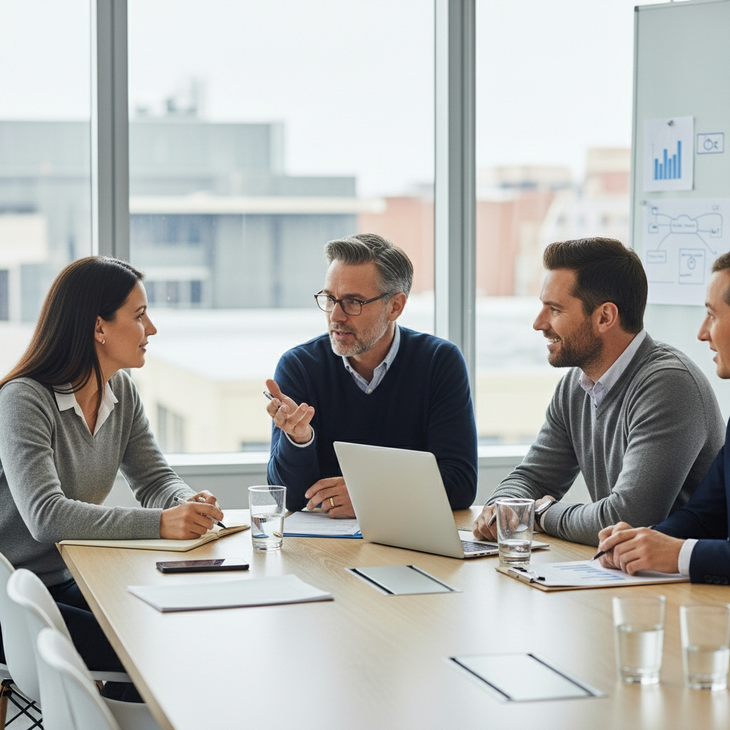 Professional team collaboration and planning